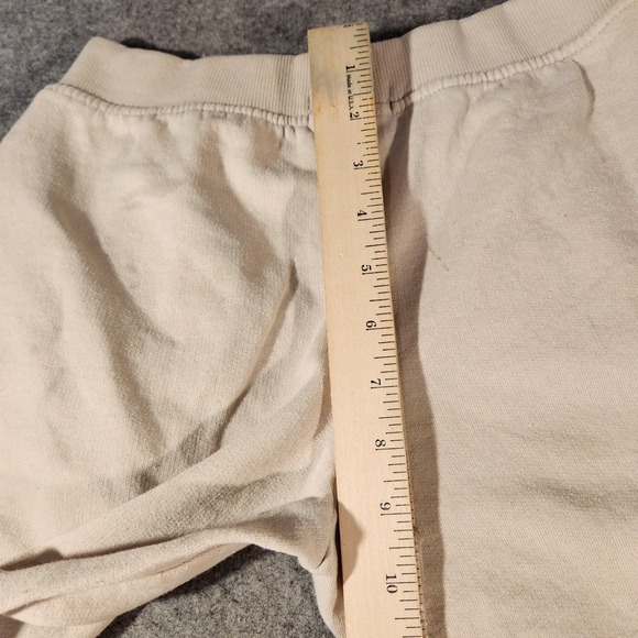 True Religion Pants Mens Medium Beige Logo Jogger Sweatpants Casual Lounge - Picture 7 of 10